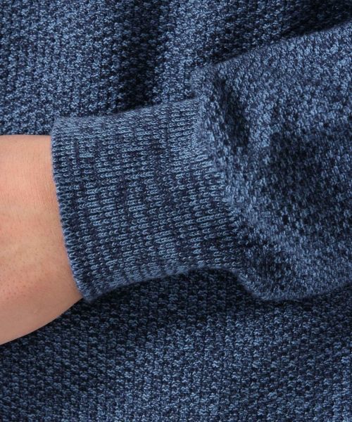 RAGEBLUE（レイジブルー）の「12ゲージインディゴルックニット/717013（ニット/セーター・メンズ・ブルー/ライトブルー/ブルー系その他・MEDIUM/LARGE）」の9枚目の写真