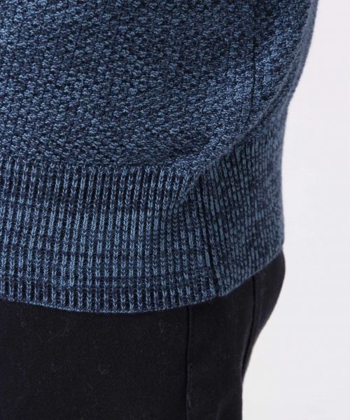 RAGEBLUE（レイジブルー）の「12ゲージインディゴルックニット/717013（ニット/セーター・メンズ・ブルー/ライトブルー/ブルー系その他・MEDIUM/LARGE）」の10枚目の写真
