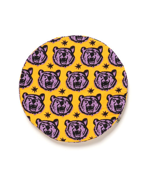 チャイハネ（チャイハネ）の「【チャイハネ】ズーズーラウンドクッション（クッション/クッションカバー・レディース・パープル/ブルー/ピンク/グリーン/グリーン×オレンジ/ブルー系その他/オレンジ/イエロー・FREE）」の13枚目の写真