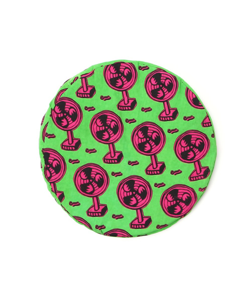 チャイハネ（チャイハネ）の「【チャイハネ】ズーズーラウンドクッション（クッション/クッションカバー・レディース・パープル/ブルー/ピンク/グリーン/グリーン×オレンジ/ブルー系その他/オレンジ/イエロー・FREE）」の2枚目の写真