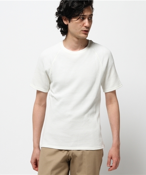 SHIPS GENERAL SUPPLY(シップスジェネラルサプライ)の「SHIPS JET BLUE: サーマルクルーネックカットソー 16SS(Tシャツ/カットソー・メンズ・ホワイト/ネイビー/グレー・MEDIUM/SMALL)」の10枚目の写真