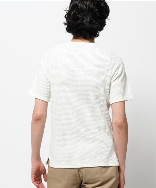 SHIPS GENERAL SUPPLY(シップスジェネラルサプライ)の「SHIPS JET BLUE: サーマルクルーネックカットソー 16SS(Tシャツ/カットソー・メンズ・ホワイト/ネイビー/グレー・MEDIUM/SMALL)」の5枚目の写真