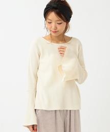 Another Edition | リブボリュームスリーブプルオーバー/ AEBC RIB ボリュームSL PO(Tシャツ/カットソー)