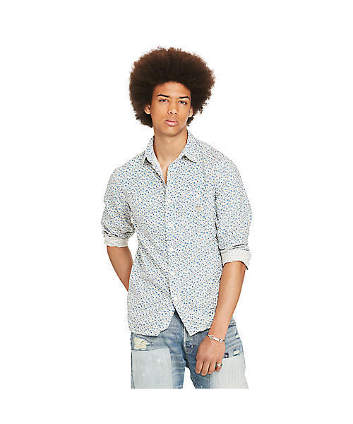 Denim & Supply Ralph Lauren（デニムアンドサプライラルフローレン）の「フローラルプリント コットン ワークシャツ（シャツ/ブラウス・メンズ・ホワイト系その他・X-SMALL/MEDIUM/LARGE/SMALL/X-LARGE）」の7枚目の写真