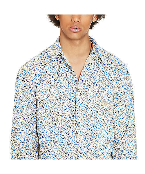 Denim & Supply Ralph Lauren（デニムアンドサプライラルフローレン）の「フローラルプリント コットン ワークシャツ（シャツ/ブラウス・メンズ・ホワイト系その他・X-SMALL/MEDIUM/LARGE/SMALL/X-LARGE）」の4枚目の写真