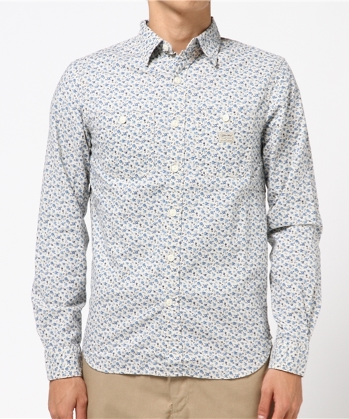 Denim & Supply Ralph Lauren（デニムアンドサプライラルフローレン）の「フローラルプリント コットン ワークシャツ（シャツ/ブラウス・メンズ・ホワイト系その他・X-SMALL/MEDIUM/LARGE/SMALL/X-LARGE）」の5枚目の写真
