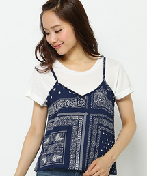 VENCEEXCHANGE | キャミソール&Tシャツセット      (キャミソール)