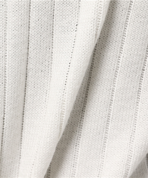 archives（アルシーヴ）の「ワイドリブ レースアップニット（ニット/セーター・レディース・オフホワイト/ブラウン/ピンク/ブラック・MEDIUM）」の13枚目の写真