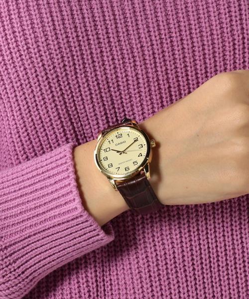 Another Edition(アナザーエディション)の「CASIO MTP 17ss〈カシオ〉(アナログ腕時計・レディース・ブラック/ブラウン・FREE)」の9枚目の写真