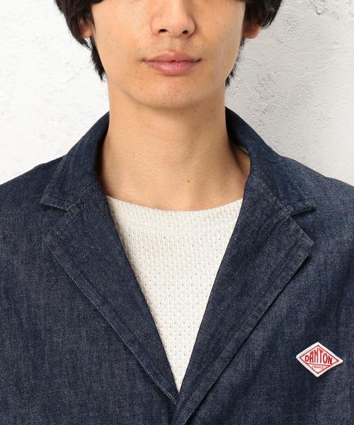 DANTON（ダントン）の「[ダントン] BC★DANTON デニム チェスターコート ◆（チェスターコート・メンズ・ネイビー・MEDIUM/SMALL）」の6枚目の写真
