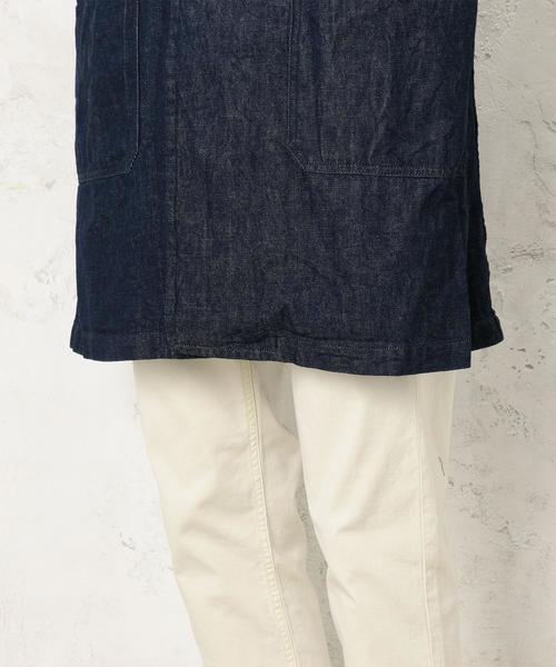 DANTON（ダントン）の「[ダントン] BC★DANTON デニム チェスターコート ◆（チェスターコート・メンズ・ネイビー・MEDIUM/SMALL）」の8枚目の写真