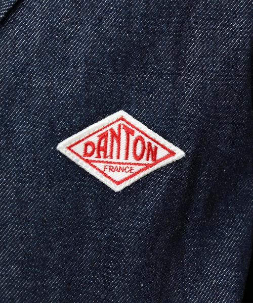 DANTON（ダントン）の「[ダントン] BC★DANTON デニム チェスターコート ◆（チェスターコート・メンズ・ネイビー・MEDIUM/SMALL）」の10枚目の写真