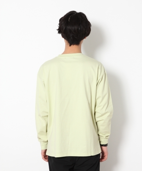 RAGEBLUE（レイジブルー）の「＜トレンドのペールカラー＞天竺ドロップカットソー/758105（Tシャツ/カットソー・メンズ・グリーン/ライトブルー/ピンク系その他/ホワイト・MEDIUM/SMALL/LARGE）」の8枚目の写真