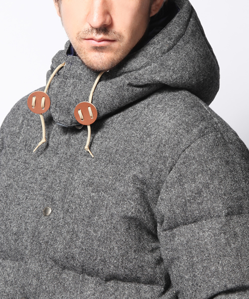 BEAUTY&YOUTH UNITED ARROWS(ビューティーアンドユースユナイテッドアローズ)の「BY HOME/SPUN ダウンジャケット ∴ ◆(ダウンジャケット/コート・メンズ・ダークグレー/ブラウン・SMALL/MEDIUM/LARGE/X-LARGE)」の5枚目の写真