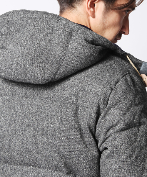 BEAUTY&YOUTH UNITED ARROWS(ビューティーアンドユースユナイテッドアローズ)の「BY HOME/SPUN ダウンジャケット ∴ ◆(ダウンジャケット/コート・メンズ・ダークグレー/ブラウン・SMALL/MEDIUM/LARGE/X-LARGE)」の6枚目の写真