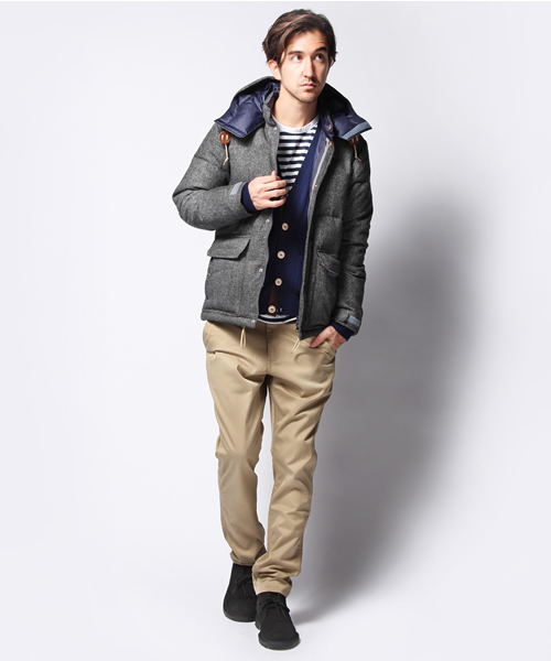 BEAUTY&YOUTH UNITED ARROWS(ビューティーアンドユースユナイテッドアローズ)の「BY HOME/SPUN ダウンジャケット ∴ ◆(ダウンジャケット/コート・メンズ・ダークグレー/ブラウン・SMALL/MEDIUM/LARGE/X-LARGE)」の10枚目の写真