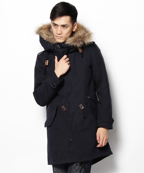FADELESS ファー付きモッズコート 36 FADELESS ファー付きモッズコート 36