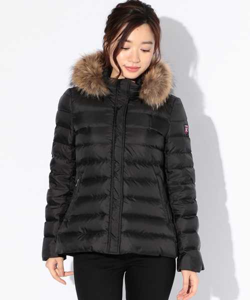 GUILD PRIME（ギルドプライム）の「【GUILD PRIME】WOMENS フーデットショートダウン（ダウンジャケット/コート・レディース・ブラック・34/36）」の14枚目の写真