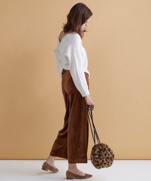 le.coeur blanc（ルクールブラン）の「レオパードファー巾着バッグ（ショルダーバッグ・レディース・ブラウン系その他2・FREE）」の4枚目の写真