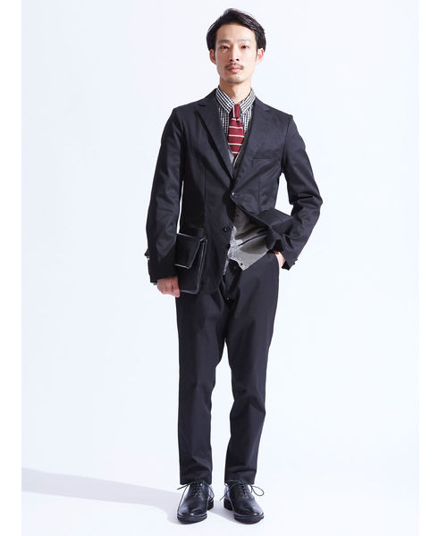 SHIPS JET BLUE（シップスジェットブルー）の「SHIPS JET BLUE: ツイル イージーセットアップパンツ（その他パンツ・メンズ・ネイビー/ブラック・LARGE/MEDIUM/SMALL/X-SMALL）」の14枚目の写真