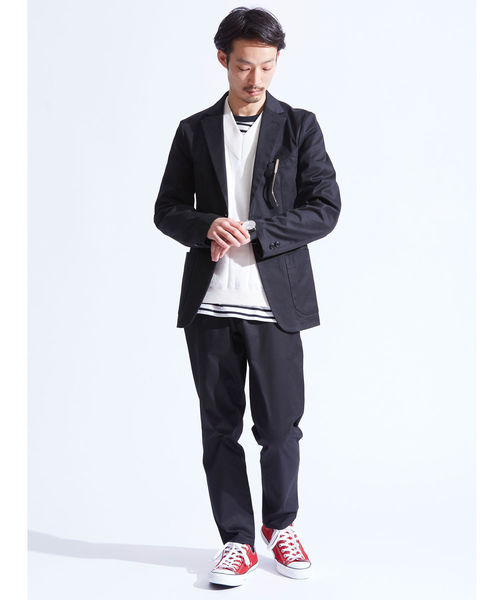 SHIPS JET BLUE（シップスジェットブルー）の「SHIPS JET BLUE: ツイル イージーセットアップパンツ（その他パンツ・メンズ・ネイビー/ブラック・LARGE/MEDIUM/SMALL/X-SMALL）」の13枚目の写真