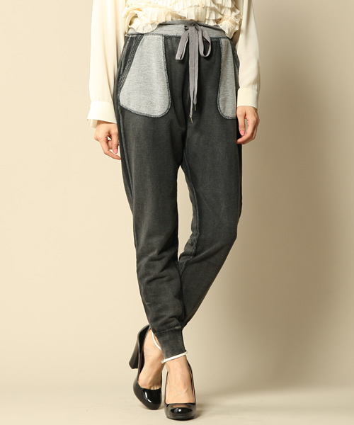 CORTES WORKS（コルテスワークス）の「DENIM スエットパンツ（その他パンツ・レディース・グレー/ブルー・36/38）」の2枚目の写真