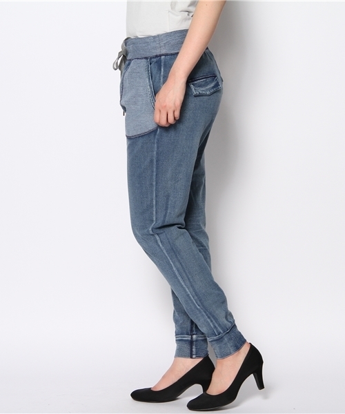 CORTES WORKS（コルテスワークス）の「DENIM スエットパンツ（その他パンツ・レディース・グレー/ブルー・36/38）」の9枚目の写真