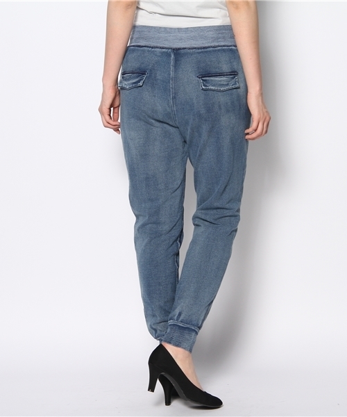 CORTES WORKS（コルテスワークス）の「DENIM スエットパンツ（その他パンツ・レディース・グレー/ブルー・36/38）」の4枚目の写真