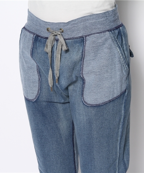 CORTES WORKS（コルテスワークス）の「DENIM スエットパンツ（その他パンツ・レディース・グレー/ブルー・36/38）」の8枚目の写真