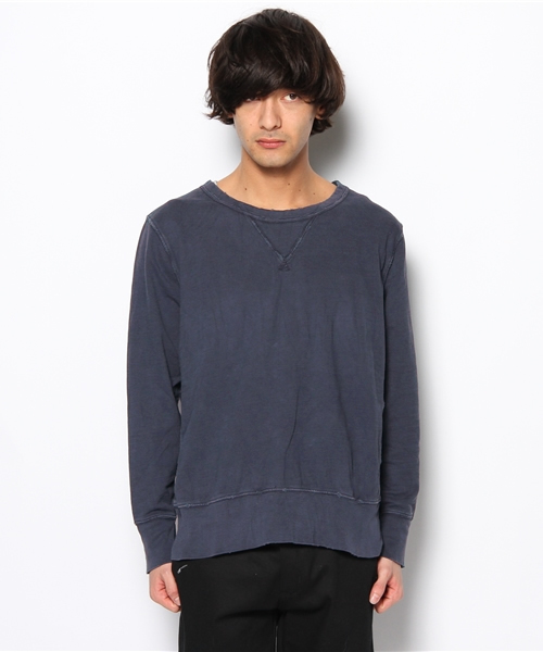 CIAOPANIC（チャオパニック）の「【Ciaopanic VINTAGE】ダメージスウェット（スウェット・メンズ・アイボリー/ネイビー/ピンク/サックスブルー・MEDIUM/LARGE）」の5枚目の写真