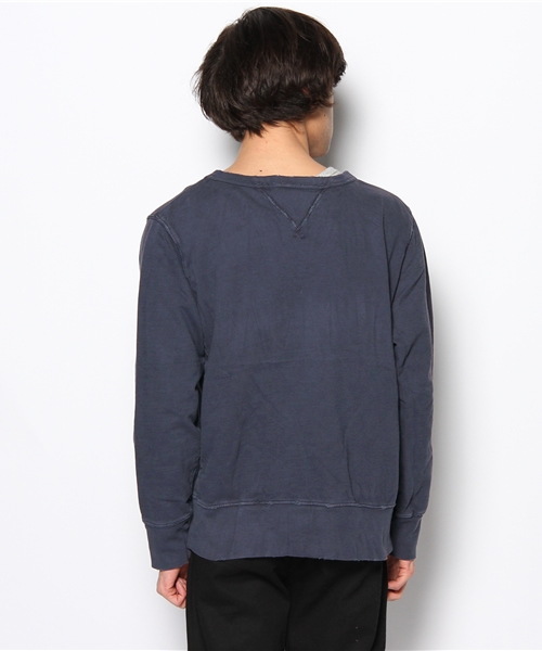 CIAOPANIC（チャオパニック）の「【Ciaopanic VINTAGE】ダメージスウェット（スウェット・メンズ・アイボリー/ネイビー/ピンク/サックスブルー・MEDIUM/LARGE）」の10枚目の写真