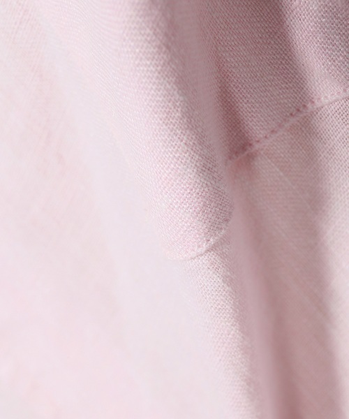 JOINT WORKS(ジョイントワークス)の「リネンムジ7/S(シャツ/ブラウス・メンズ・ホワイト/ネイビー/サックスブルー/ピンク・SMALL/MEDIUM/LARGE)」の17枚目の写真
