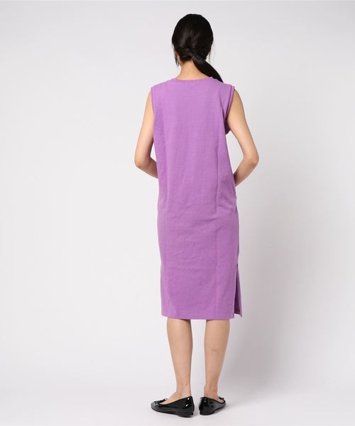 archives（アルシーヴ）の「スリーブレスワンピース（ワンピース・レディース・ブラック/パープル/オフホワイト・MEDIUM）」の5枚目の写真