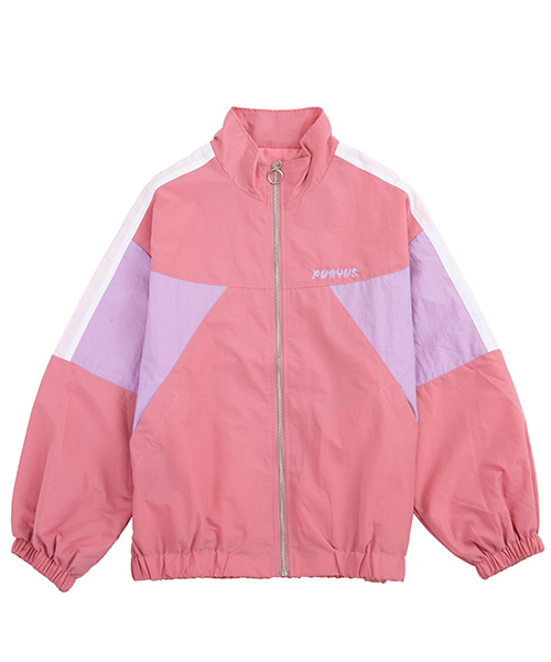 PUNYUS（プニュズ）の「切り替えナイロンジャケット（ナイロンジャケット・レディース・ブラック/ピンク/ブルー・4/3）」の5枚目の写真