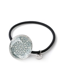 ANEMONE | 透かしレースモチーフを閉じ込めたクリアヘアゴム(ヘアゴム)