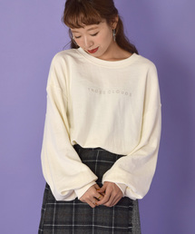 w closet | ロゴ刺繍入りスエットプルオーバー(スウェット)