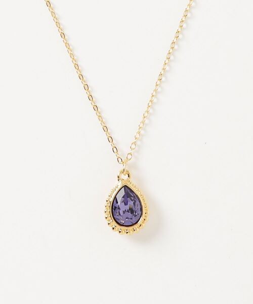 rovtski（ロフトスキー）の「Z)【LEF MADE】プチドロップネックレス（ネックレス・レディース・ホワイト/ブラック/グレー/ブルー/グリーン/クリア/パープル/ベージュ/ピンク/ブルーパープル/オレンジ/その他1/ローズ/その他・FREE）」の8枚目の写真