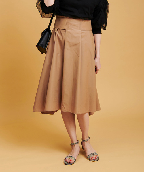 The Virgnia(ザ ヴァージニア)の「ワイドベルトイレヘムスカート(スカート・レディース・ピンク/ネイビー/ベージュ・36/38)」の2枚目の写真