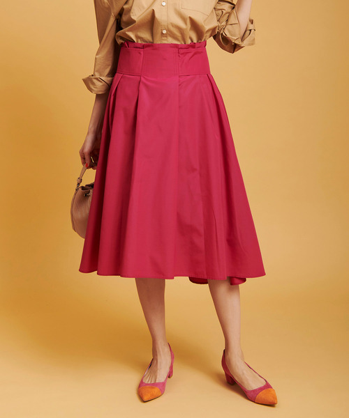 The Virgnia(ザ ヴァージニア)の「ワイドベルトイレヘムスカート(スカート・レディース・ピンク/ネイビー/ベージュ・36/38)」の3枚目の写真