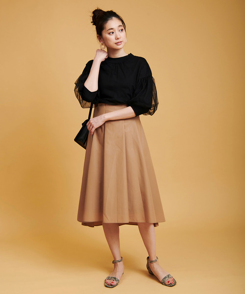 The Virgnia(ザ ヴァージニア)の「ワイドベルトイレヘムスカート(スカート・レディース・ピンク/ネイビー/ベージュ・36/38)」の11枚目の写真