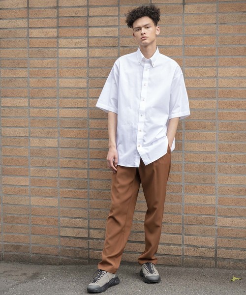 MAISON SPECIAL（メゾンスペシャル）の「ハイツイストダブルクロスリラックスパンツ 【MAISON SPECIAL/メゾンスペシャル】（その他パンツ・メンズ・ブラック/ブルー/キャメル・44/46/48）」の17枚目の写真