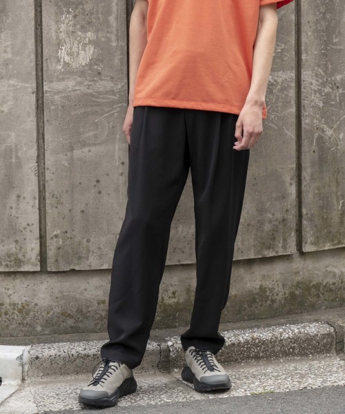 MAISON SPECIAL（メゾンスペシャル）の「ハイツイストダブルクロスリラックスパンツ 【MAISON SPECIAL/メゾンスペシャル】（その他パンツ・メンズ・ブラック/ブルー/キャメル・44/46/48）」の15枚目の写真