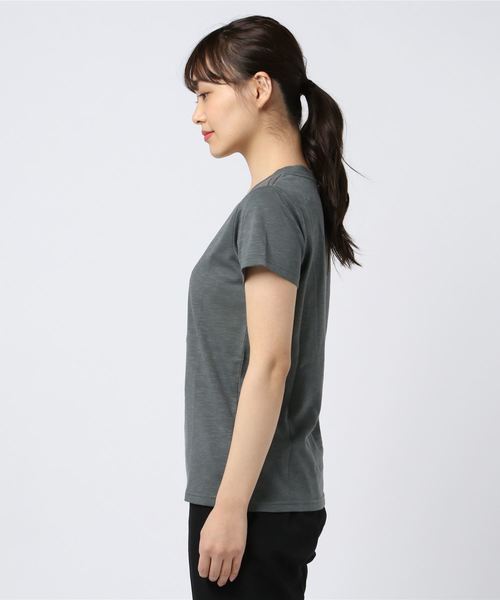 ROXY(ロキシー)の「半袖Tシャツ ROXY NEW SWEEL RST191177(Tシャツ/カットソー・レディース・ホワイト/グレー・M/L)」の3枚目の写真