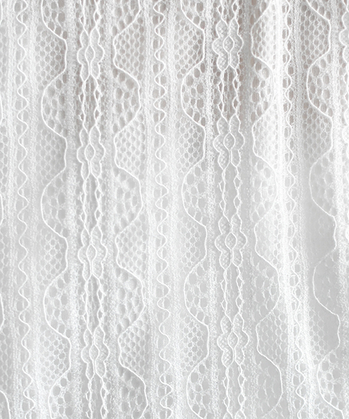 PairPair（ペアペア）の「レースプチハイネック袖フレア5部袖ブラウス（シャツ/ブラウス・レディース・ブラック/オフホワイト・FREE）」の8枚目の写真