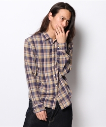 goa | コットンWガーゼチェックシャツ(シャツ/ブラウス)