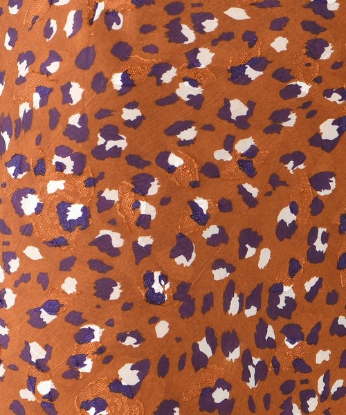 DouDou（ドゥドゥ）の「ジャガードシフォンマキシフレアスカート（スカート・レディース・ブラウン/グリーン・38/36）」の22枚目の写真