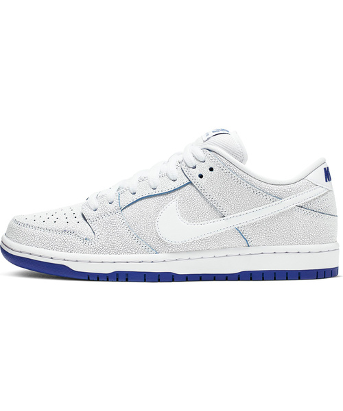 NIKE SB(ナイキエスビー)の「【NIKESB/ナイキエスビー】 スケートシューズ 限定 ZOOM DUNK LOW PRO PRM CJ6884-100(スニーカー・メンズ・ホワイト×ブルー・23.0cm/24.0cm/25.0cm/26.0cm/26.5cm/27.0cm/27.5cm/28.0cm/28.5cm/29.0cm)」の5枚目の写真