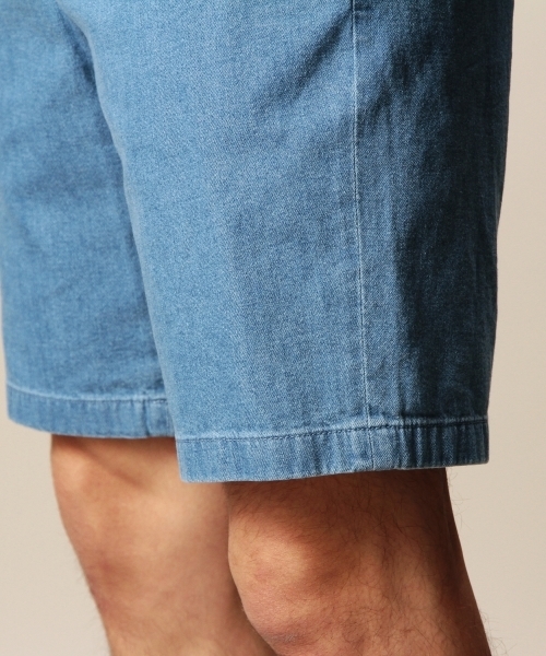 BEAUTY&YOUTH UNITED ARROWS（ビューティーアンドユースユナイテッドアローズ）の「BY ブリーチ デニム ショートパンツ（デニムパンツ・メンズ・ライトブルー/ライトグレー・MEDIUM/SMALL/X-LARGE/LARGE）」の9枚目の写真