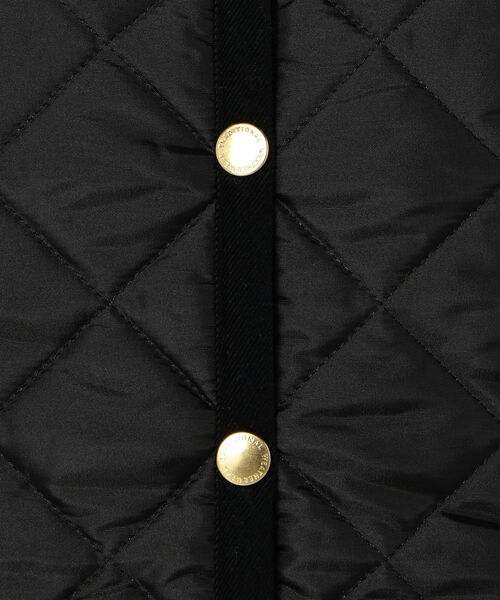 NOLLEY’S（ノーリーズ）の「【TRADITIONAL WEATHERWEAR/トラディショナル ウェザーウェア】ARKLEY（ノーカラージャケット・レディース・ブラック/ブラウン・40/38）」の9枚目の写真