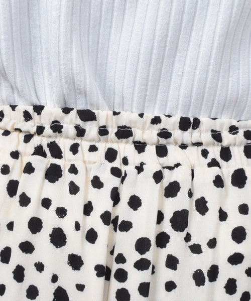 PairPair(ペアペア)の「ダルメシアン柄ワイドパンツ(その他パンツ・レディース・ブラック/オフホワイト・FREE)」の6枚目の写真